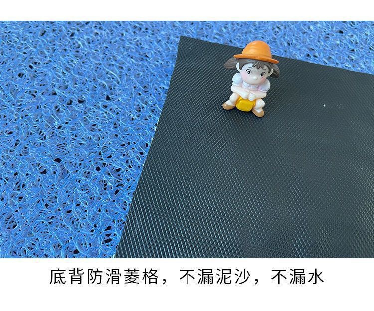 Door Text Creative Silk Circle Floor Mat Dirt Resistant Entrance Door Carpet Door Door Door Door Cuttable Entrance Anti-Slip Mat