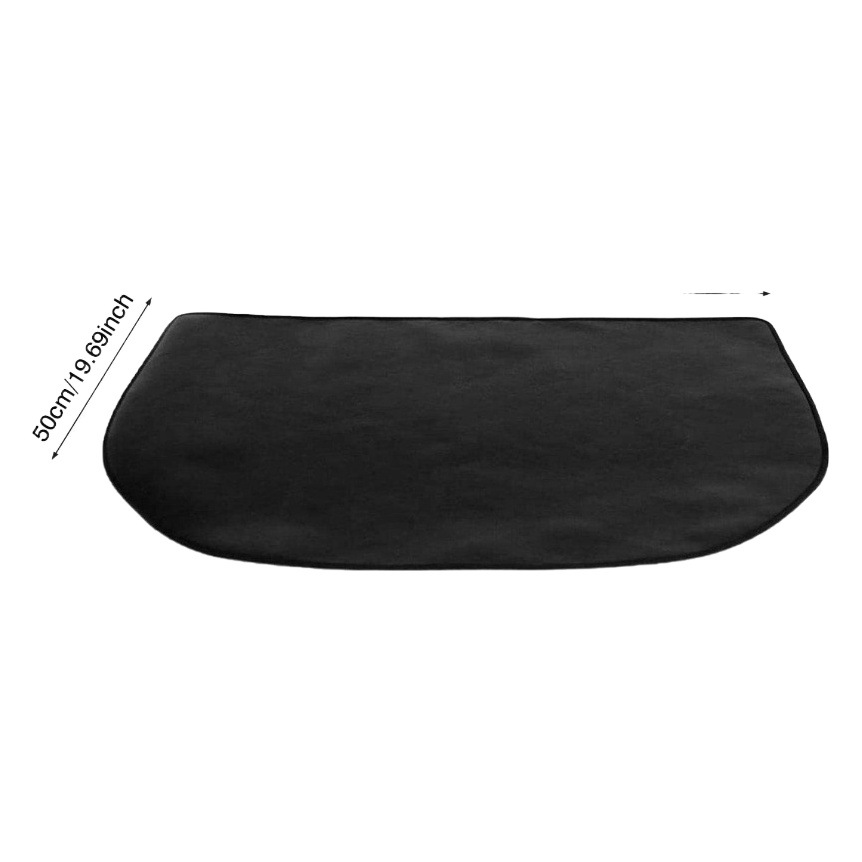 Fibra de carbono fuego pit Mat proteger piso chimenea brasero fuego manta paño para acampar al aire libre fuego