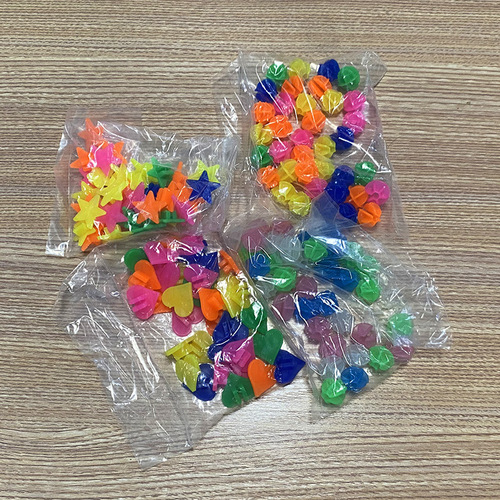 Suppliers of bicycle spoke decorative colored beads, mixed-color wheel bead decorations, oval rainbow-colored night light beads