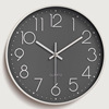 Fashionable Scandinavian quartz wall pocket watch, 30cm, simple and elegant design, wholesale