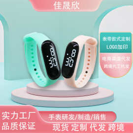 厂家批发跨境新款米3手环手表户外运动led触摸电子表防水