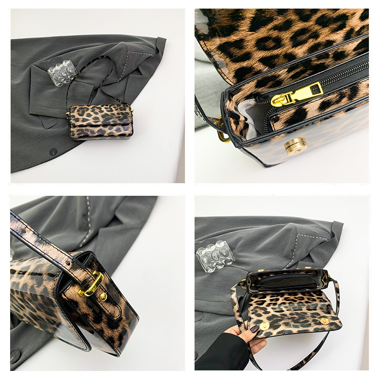The 2024 new Korean-style fashionable leopard print individual women's single-shoulder crossbody underarm bag is now available. This year, simplicity is in vogue undefined