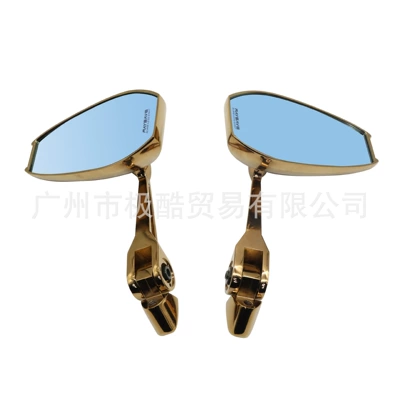 Motorcycle rearview mirror – for Electric Vehicles, Electroplated Silver
