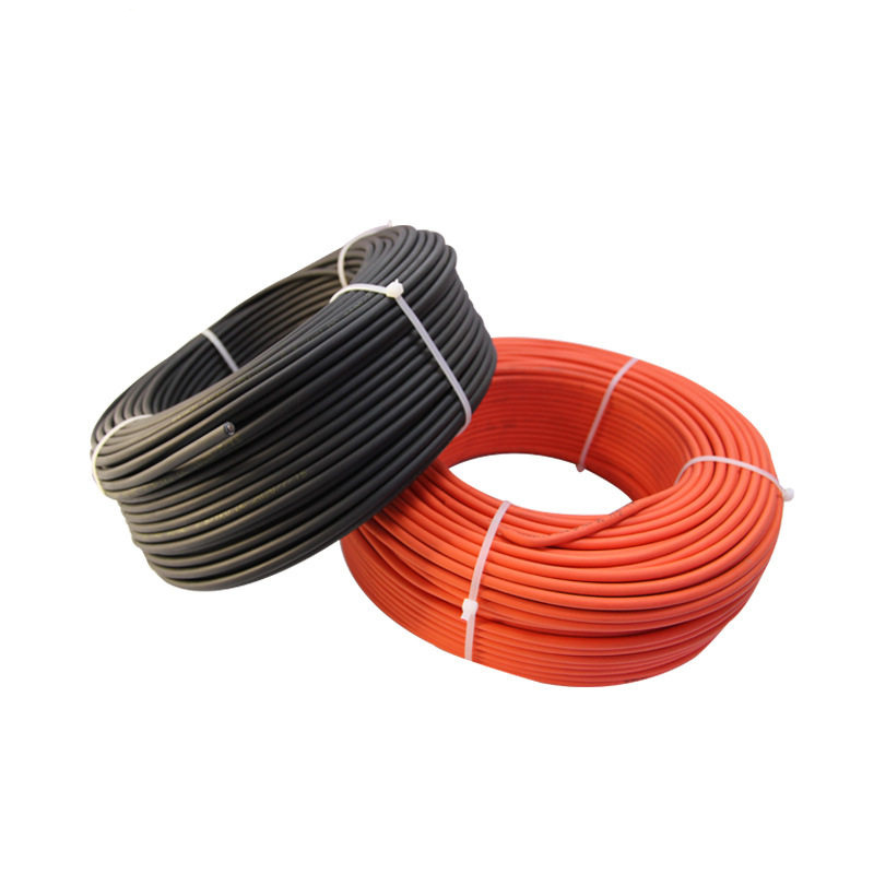 阻燃PVC无氧铜芯太阳能光伏线 纯铜接地光伏线 太阳能光伏电缆