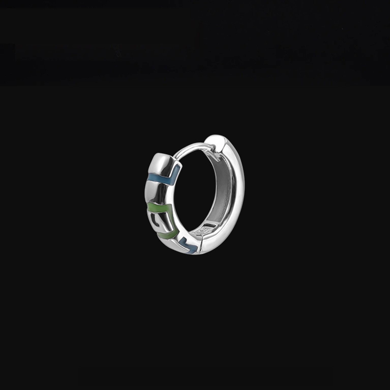 X282-A (fluorescent earrings) pair