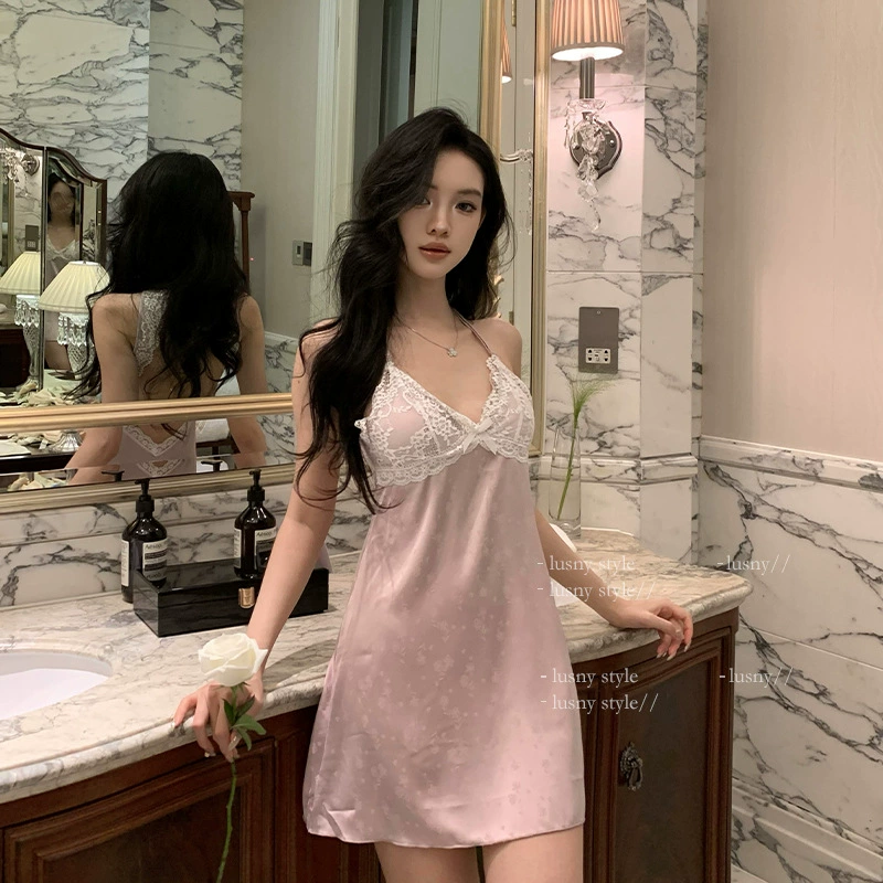 Sexy silk pijama, top with cups, beautiful back, lifting effect