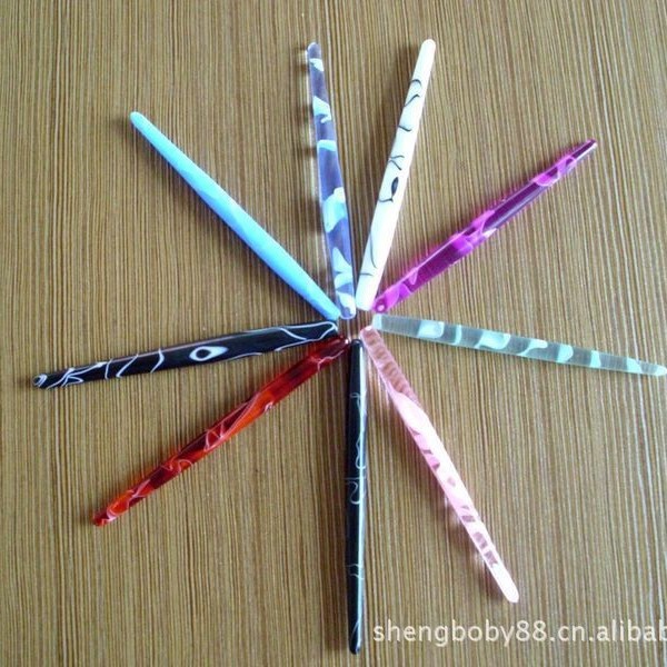 多种规格 海浪杆亚克力多种颜色 有机玻璃化妆刷手柄