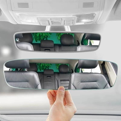 Large field of view rear view auxiliary mirror: car interior, modified wide-angle