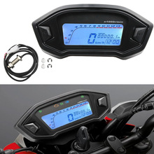 摩托車改裝液晶儀表可調款2-4缸公英里油表越野車猴子儀表
