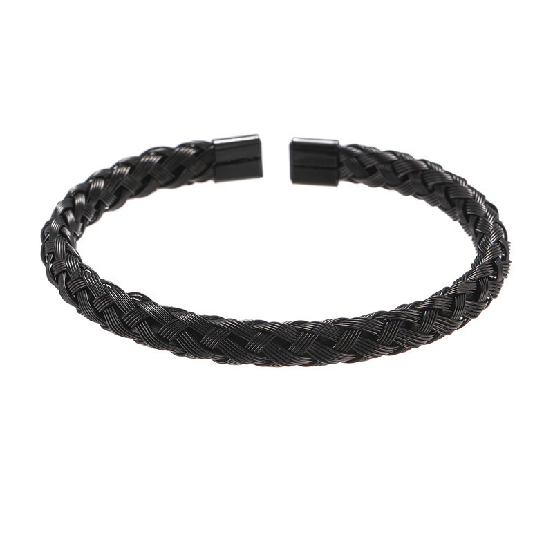 Bangle Classification Fashion Twist Stainless Steel Men'S Bangle Men Cuff & Bangle