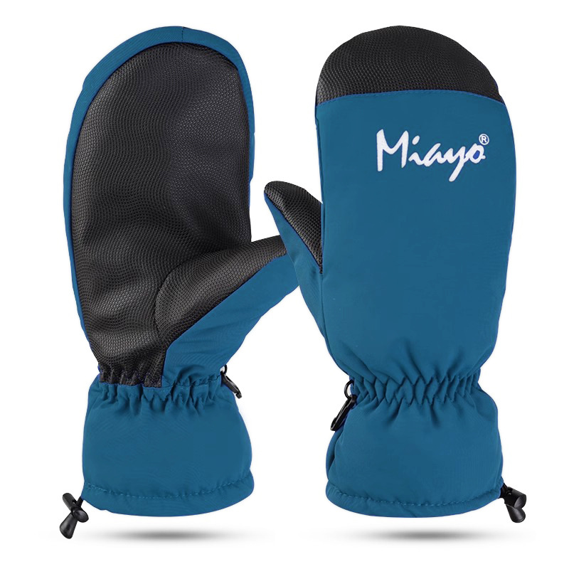 Guantes de invierno para hombres y mujeres de invierno de snowboard cálido resistente al desgaste de equitación antideslizante a prueba de viento frío impermeable y dedo guantes tapados