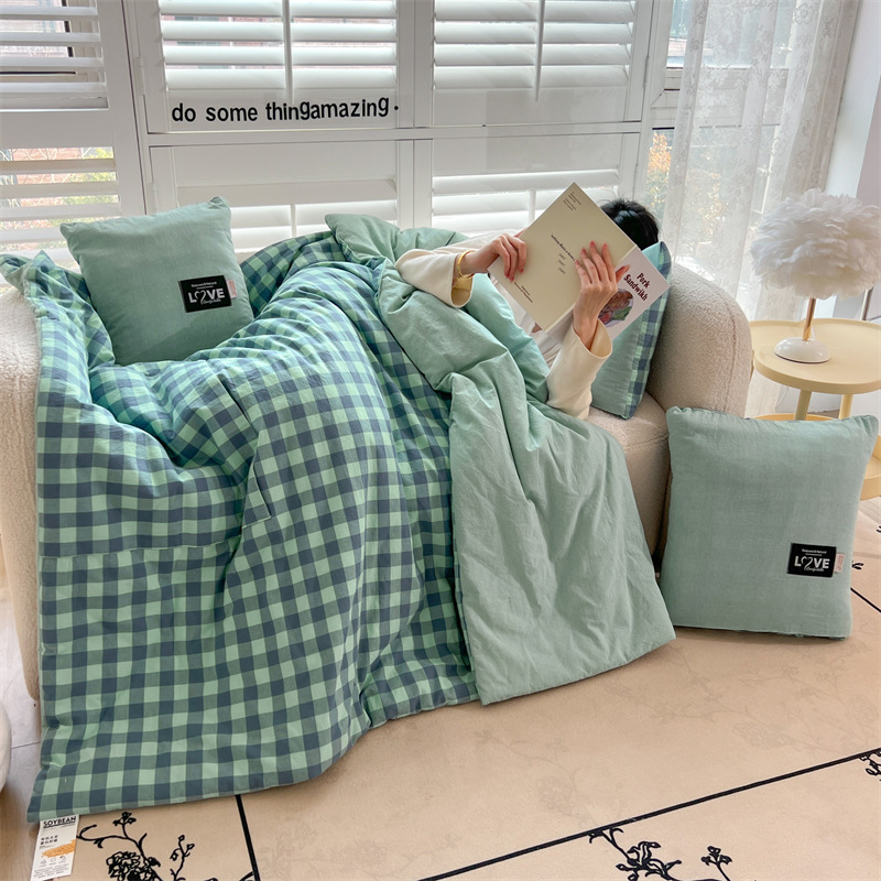 스타일-그린 [포켓형 순면 모자 및 유아용]