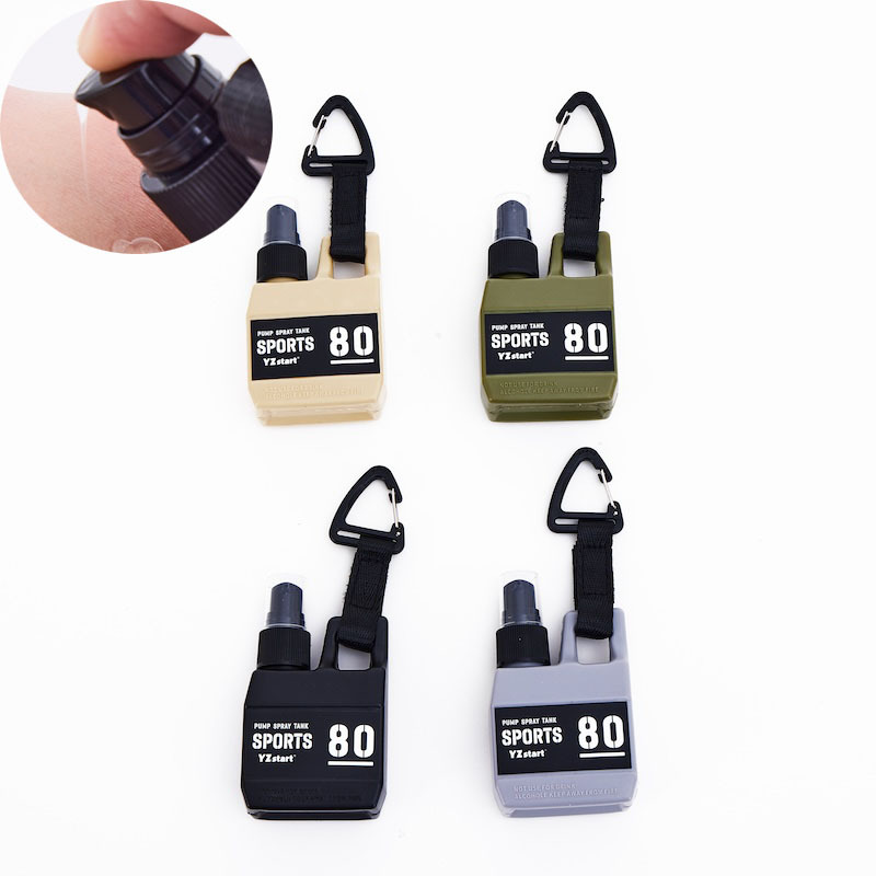 80; botella de loción al aire libre kachi de 80ml; polietileno de alta densidad HDPE