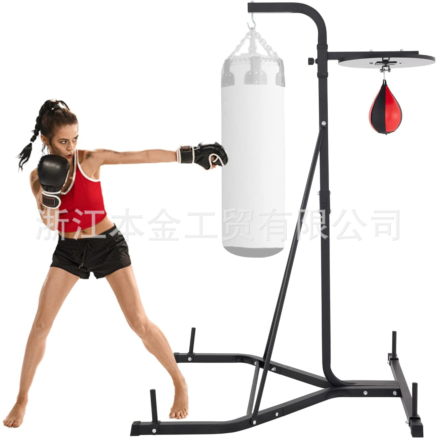 No Need to Fix Multifunctional Taekwondo Boxing Sandbag Rack Hanging Sandbag Vertical Indoor Fitness Training Equipment