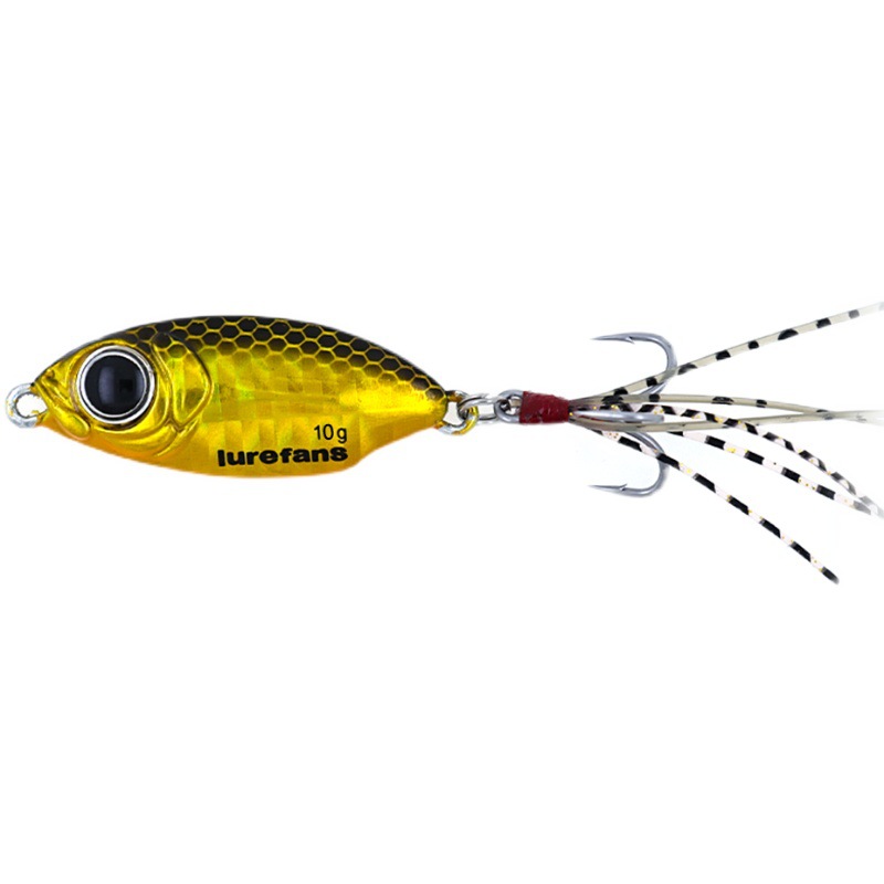 Small Metal Jigging Spoon Lures Wobbler Jig Bait Carp Striped Bass Fishing Tackle SwimBait