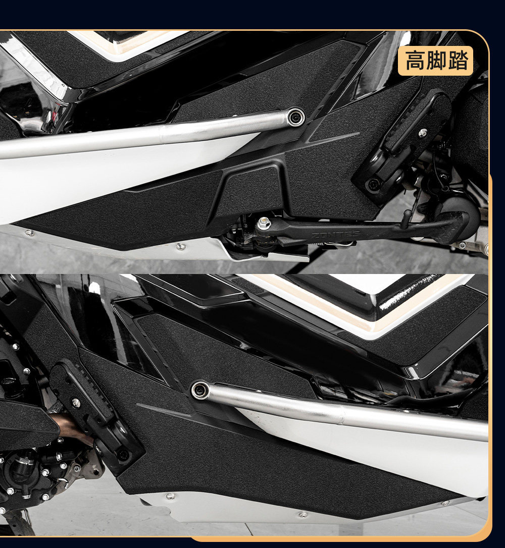 Suitable for 24-26 Zontes 368g Modified Accessories, Thickened Armor Stickers, Body Anti-Scratch Protection Rubber Film