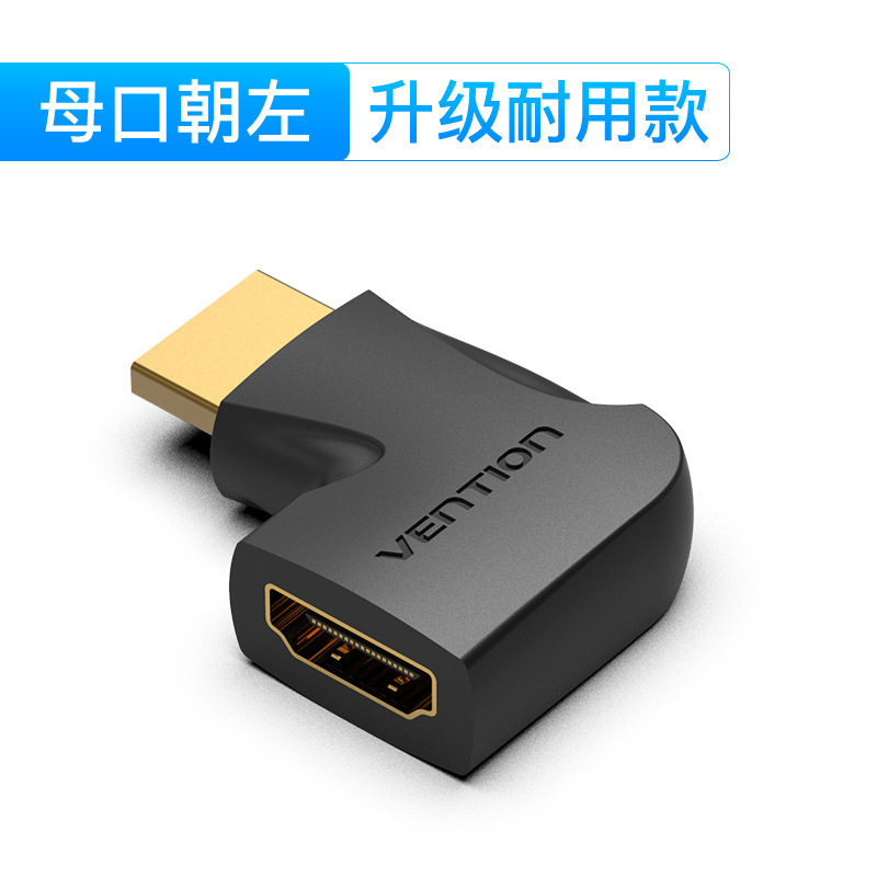 Weixun hdmi adaptador codo ángulo recto 90 grados macho a hembra cable de extensión ángulo de flexión 4K curva hdmi línea HD 2.0