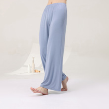 208舞蹈裤女学生宽松形体训练广场舞拉丁现代黑色舞蹈练功阔腿裤