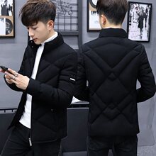 男士新款春夏棉衣男青年潮流韩版修身小棉袄加厚保暖外套男装棉服