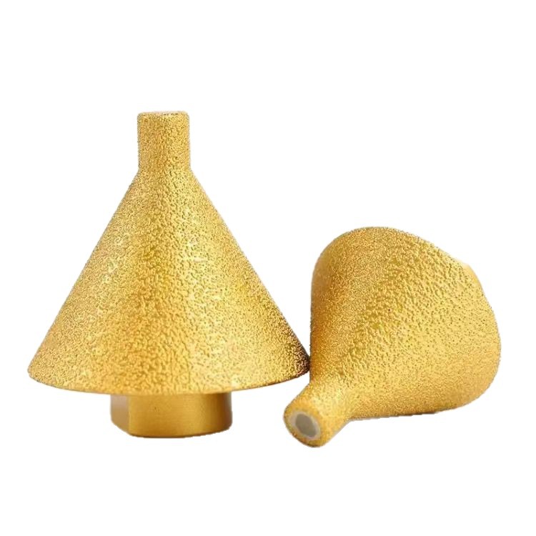 Chamfer de inyección de cera de diamante M10 - 20 / 35 / 50mm broca ream molino angular escalonado cónico broca de molienda seca