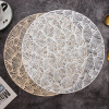 Nordic dining cushion ginkgo leaf creative PVC decorative cushion hollow west meal cushion INS wind insulation pad house table cushion