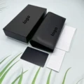 Small fragrant leather mirror box