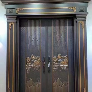 Wholesale Hunan Huaihua German Style Carmen Changde Villa Door Zhuzhou Rural Self-Built House Door