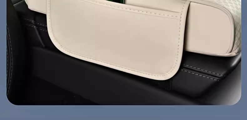 New High-End Car Armrest Box Heightening Pad Protective Cover Multifunctional Practical Leather Storage Box Car Tissue Box