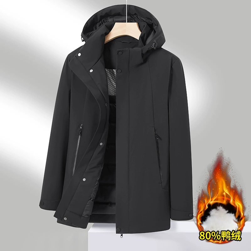 24 средних и длинных наружных пуховых куртки для мужчин и женщин