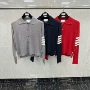 早春翻领polo学院风毛衣