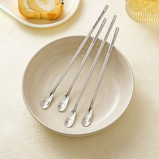 ♡ 316L Stainless Steel Coffee Spoon Stirring Spoon Small Spoon Mini Dessert Honey Spoon Stirring