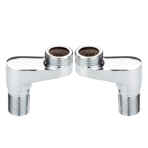 Wholesale shower faucet accessories shower lengthened thickened variable diameter curved foot curved foot eccentric corner foot curved angle joint