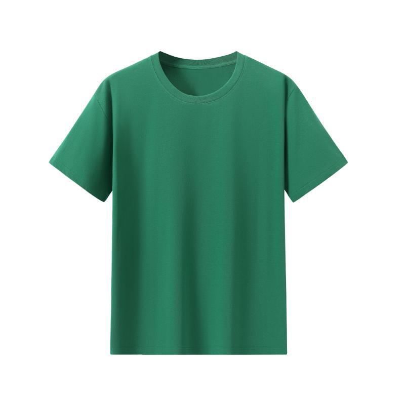 Comercio exterior europeo y americano camiseta de algodón de hielo logotipo impreso personalizado camiseta publicitaria cuello redondo personalizado manga corta personalizada cultura