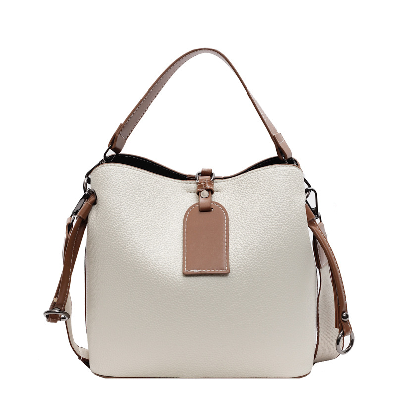 Bolso de nicho retro, bolso de moda, bolso de balde, mujer 2025, nuevo estilo de estilo extranjero, bolso de hombro, bolso de mochila coreano