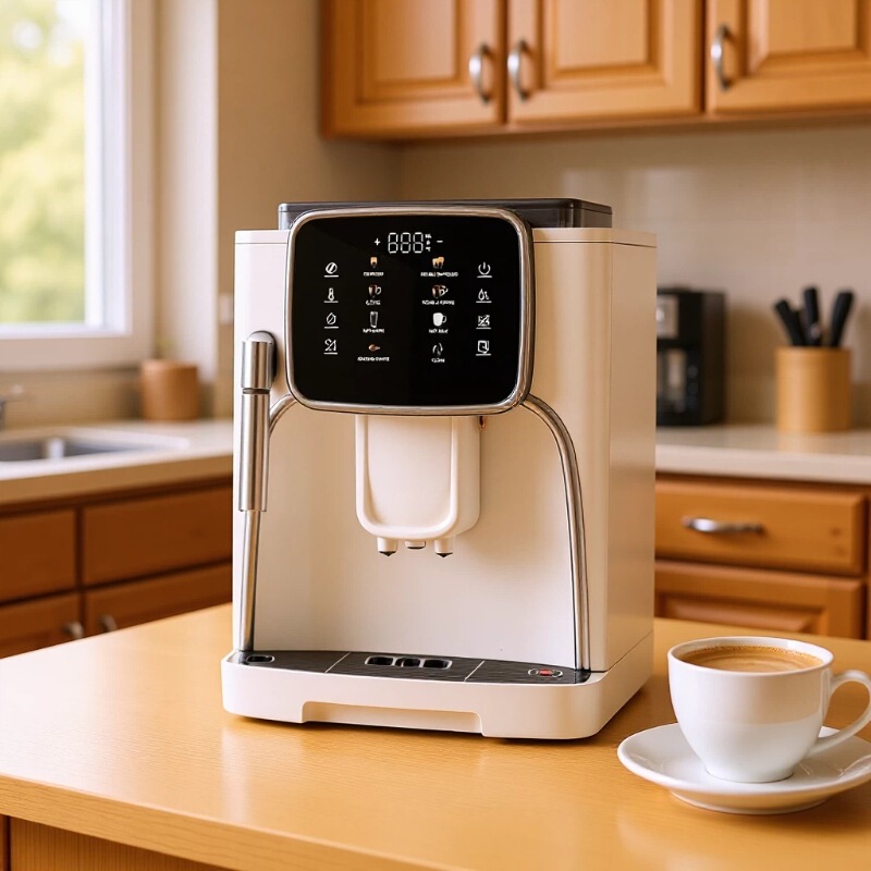 Hotel and Home Use Color Touch Screen Cappuccino Latte Fully Automatic Coffee Machine with Integrated Bean Grinding Function Hotel and Home Use Color Touch Screen Cappuccino Latte Fully Automatic Coffee Machine with Integrated Bean Grinding Function