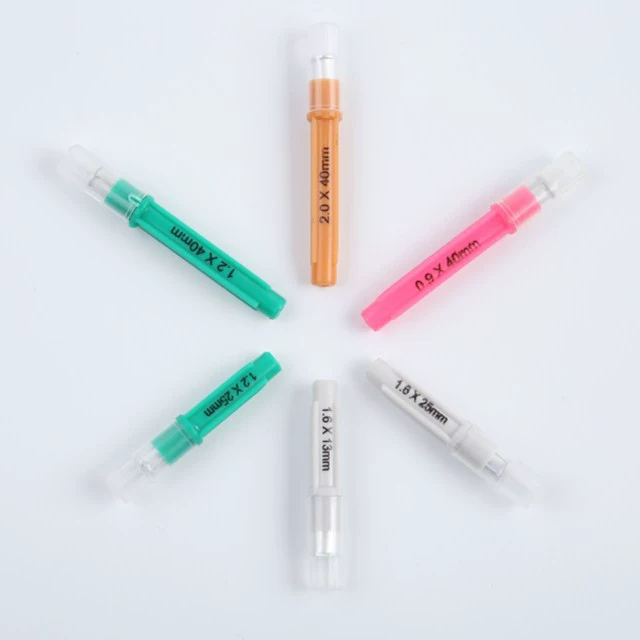 Прямые продажи с фабрики, алюминиевая основа, ветеринарная игла, алюминиевая основа с оболочкой, ветеринарная игла для инъекций 14G 16G 18G