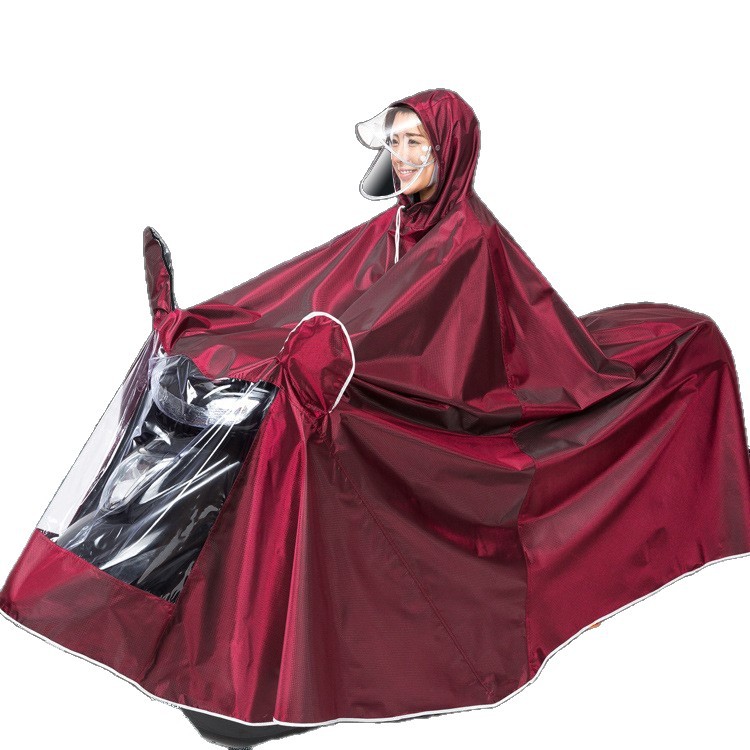 Auténtico coche eléctrico impermeable impermeable motocicleta poncho para cubrir los pies protección contra la lluvia protección facial suave y súper gruesa ensanchada doble