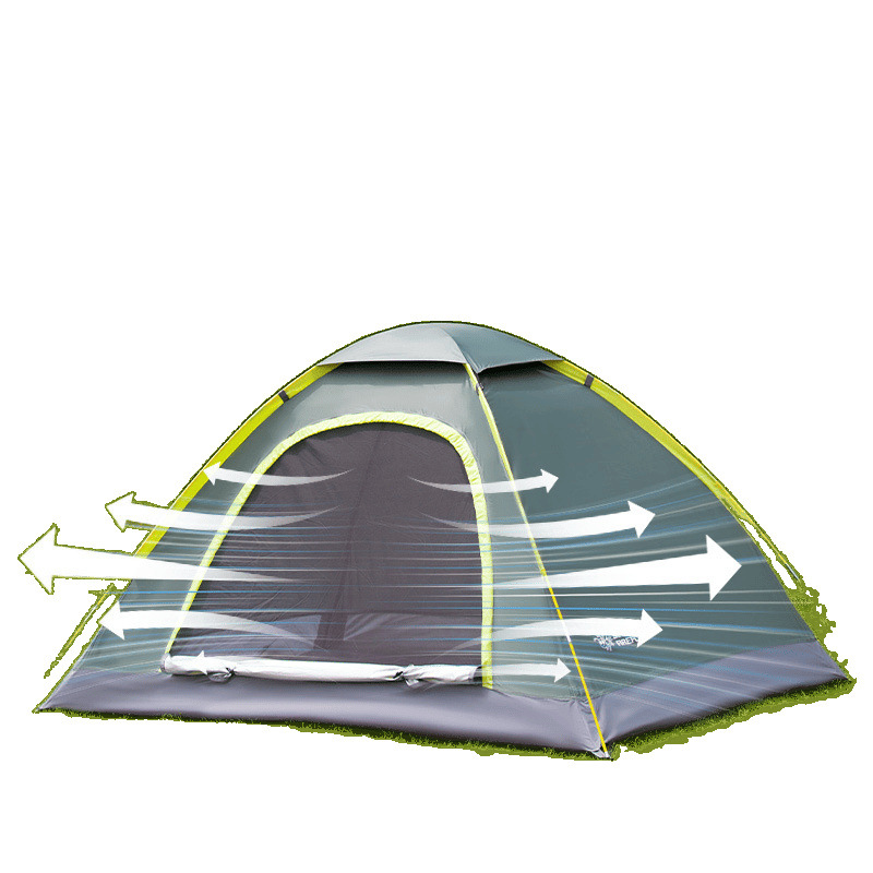 Tienda de luciérnaga Camping al aire libre 2-3-4 personas a prueba de lluvia y manos gruesas en la naturaleza playa ultraligera portátil y liviana