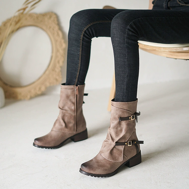 Martens, universal low boots for leisure, 2020, plus size, European style