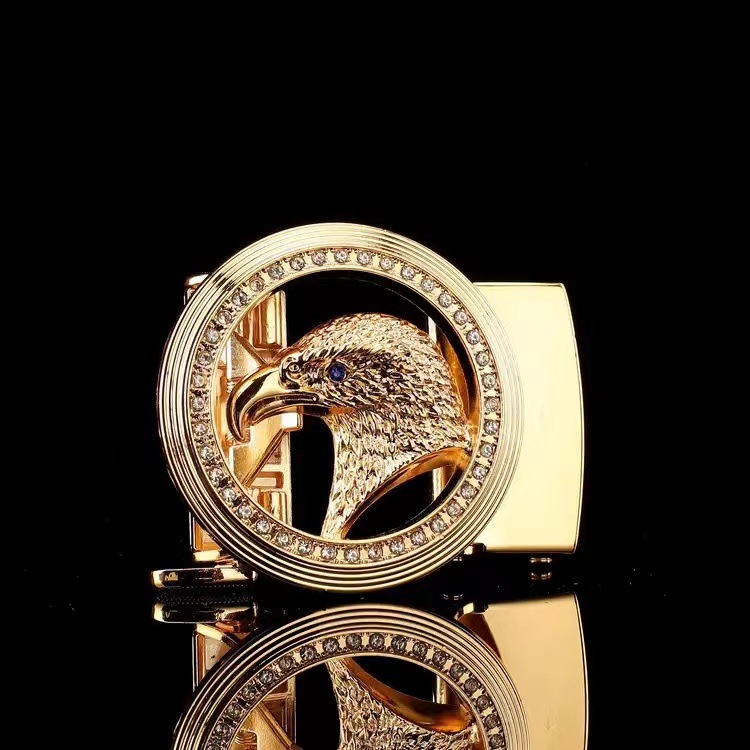 2023 tendencia de la moda nueva hebilla de cinturón de aleación de los hombres hebilla automática 3,5 CM pantalones tomar la delantera nueva