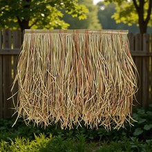 源头厂家细叶仿真茅草防火阻燃人造茅草户外景观装饰材料屋顶稻草