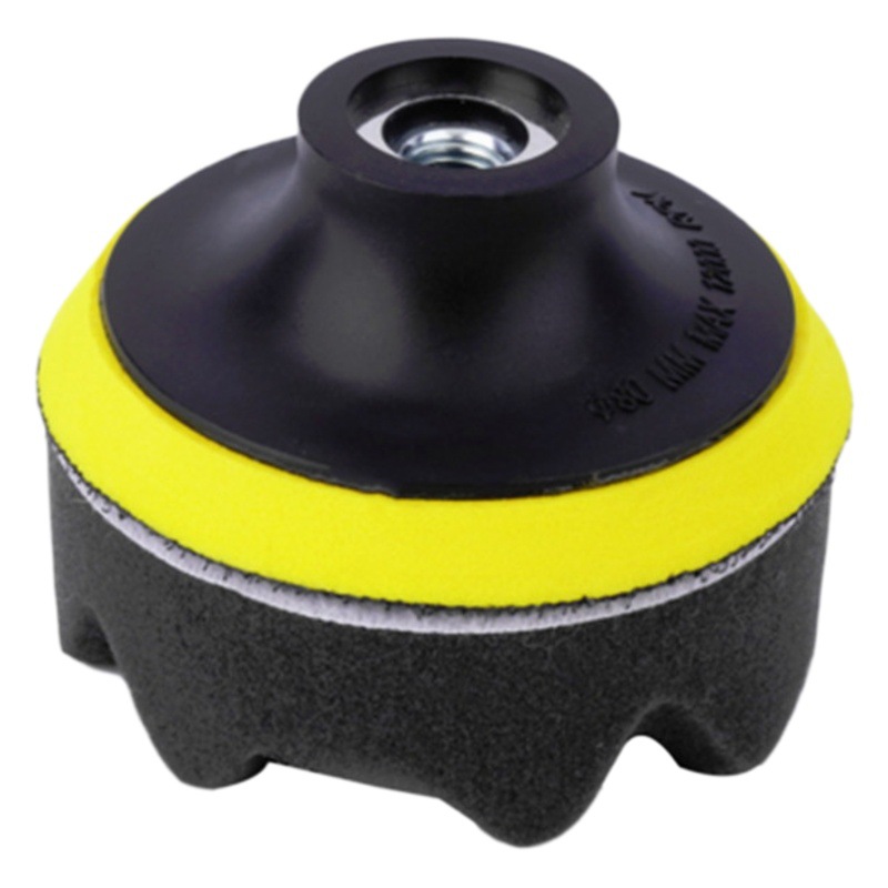 Suministro transfronterizo de comercio electrónico Placa de esponja de pulido de coche de 3 pulgadas 7 piezas traje de encerado de onda plana almohadilla de esponja rueda de lana