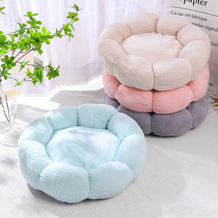 in stock wholesale flower cat nest net red autumn and winter kennel teddy closed cat nest winter warm pet supplies