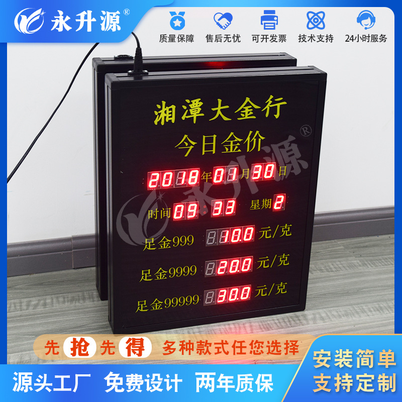 �����������ʾ�ƽ�۸�������ڷ����Ŀ��led���ӿ���