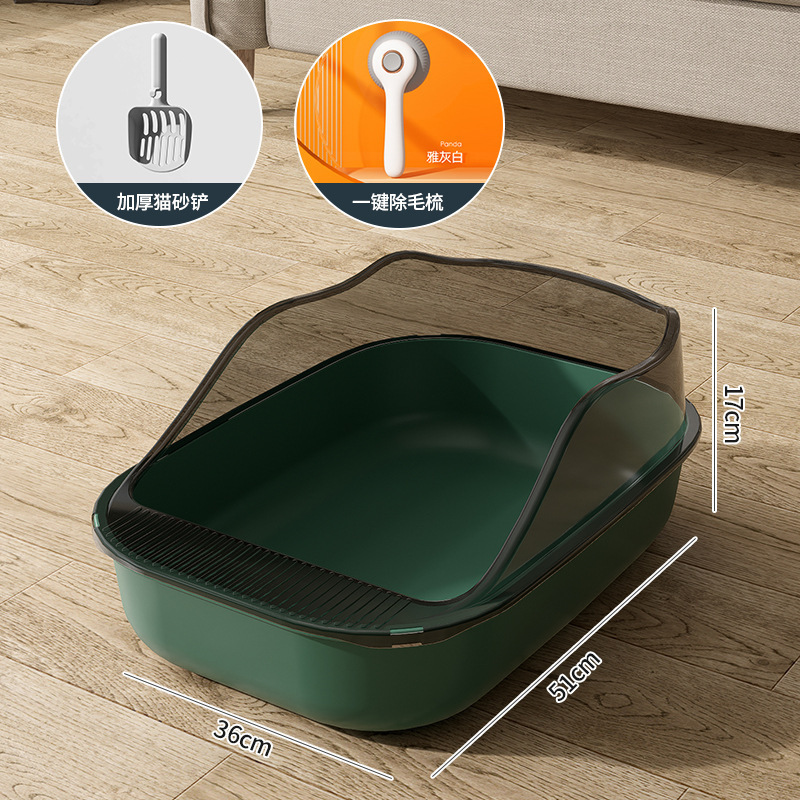 メーカー超大号全半閉鎖式猫糞盆防帯砂特小サイズ猫トイレ猫用品大全|undefined