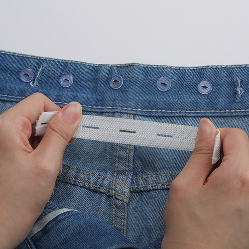 Pants waist-cinching artifact elastic waistband tightening jeans size waist-cinching artifact waist large to small adjustment belt