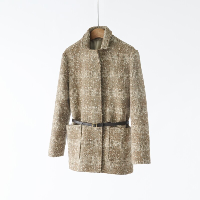 Luxury L~P Wool and Linen High-End Design 25 Winter New Collection Elegant Old Money Style Lapel Coat for Women