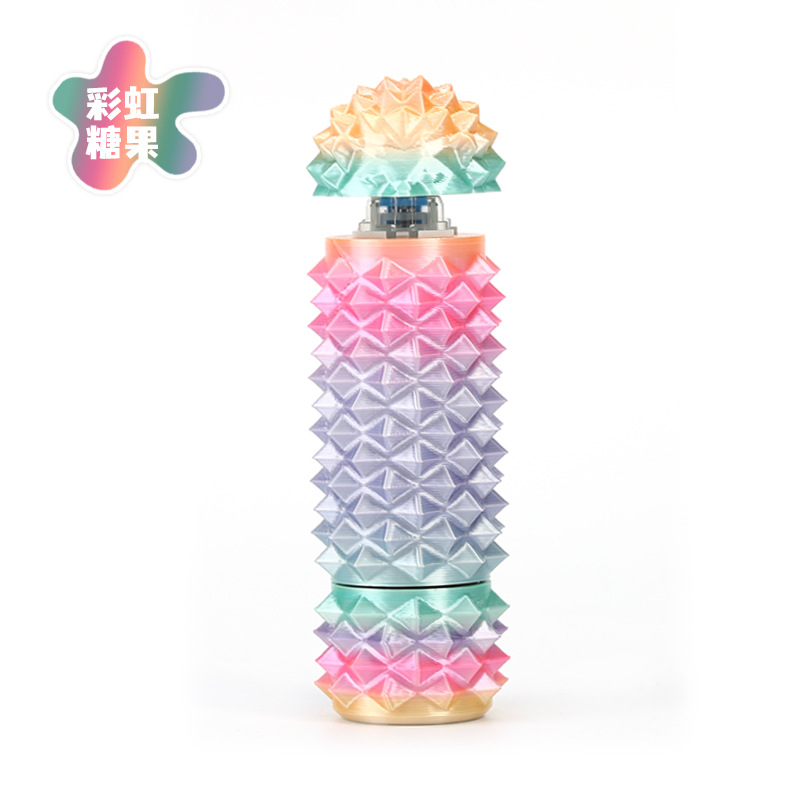 Fidget rotatorio impreso en 3D, juguete antiestrés portátil