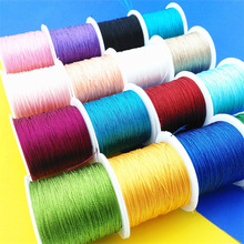 金银彩丝线小卷手工编织绳材料流苏线diy手链6股彩色丝线绕线绕结