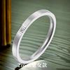 Ring stainless steel, accessory, light luxury style, Japanese and Korean, simple and elegant design, does not fade